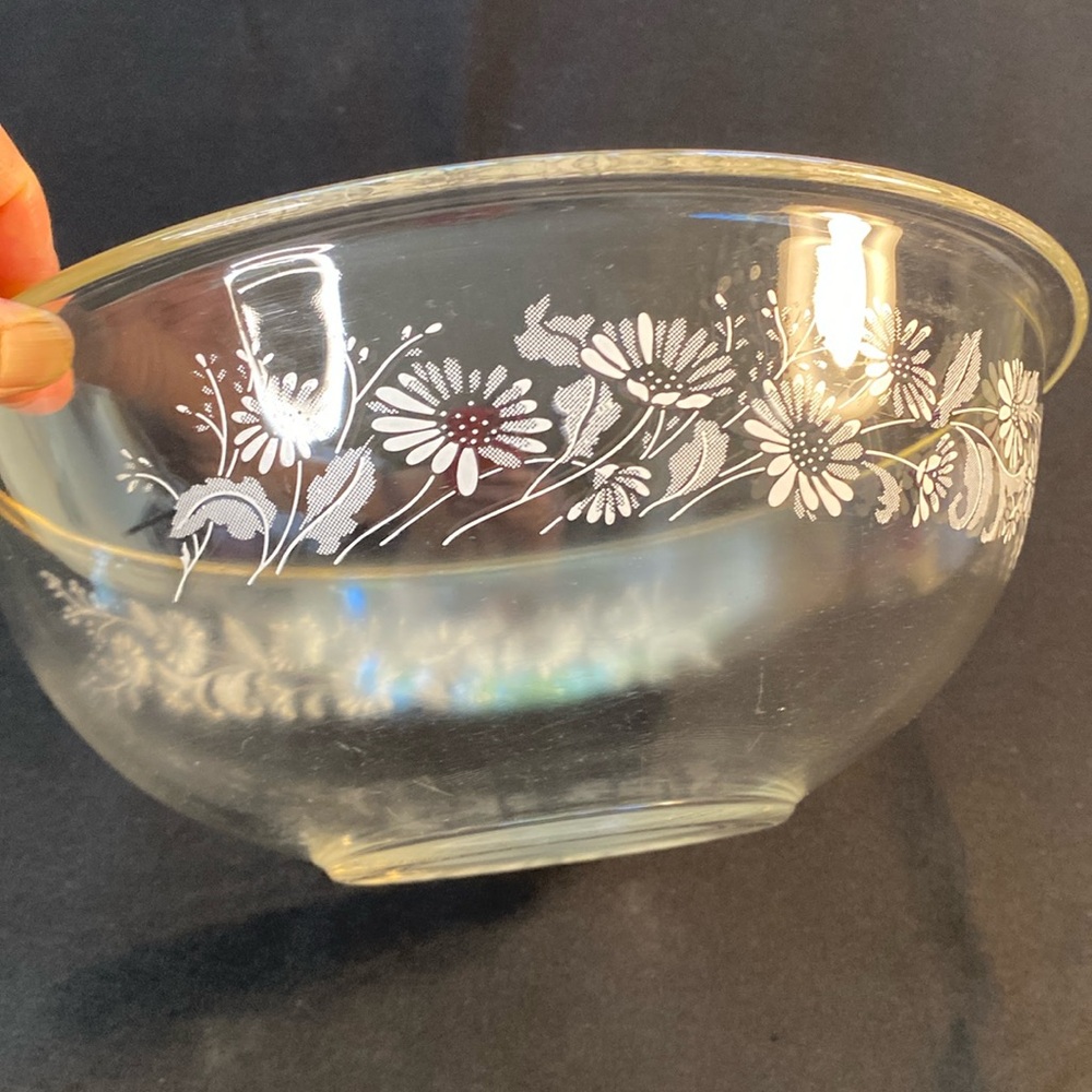 Colonial Mist Clear Glass Pyrex